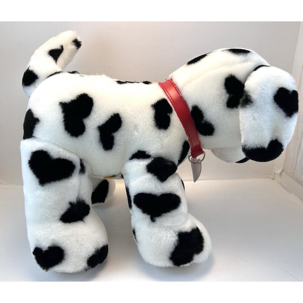 Build A Bear Be Mine Dalmatian Plush Puppy Dog Heart Patch Original Necklace 09 - Picture 11 of 11